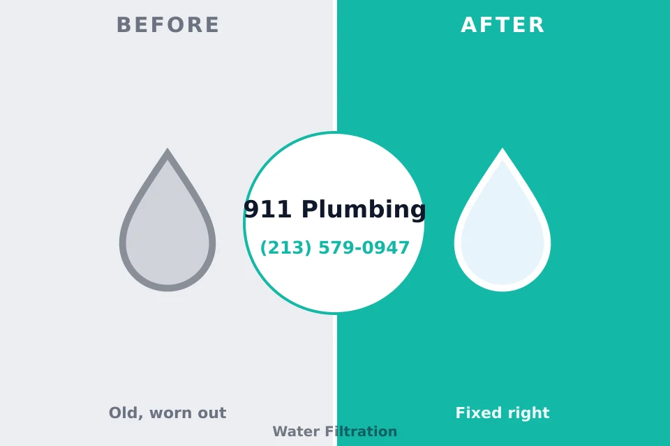 Before and after: plumbing company Trinidad, CA